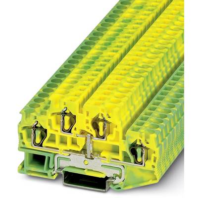 Žlto-zelený elektrický zásuvný modul s komponentmi pre priemyselné aplikácie.