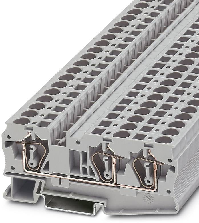 Bloc de jonction simple Contenu: 50 pc(s) Phoenix Contact ST 6-TWIN BU 3036479