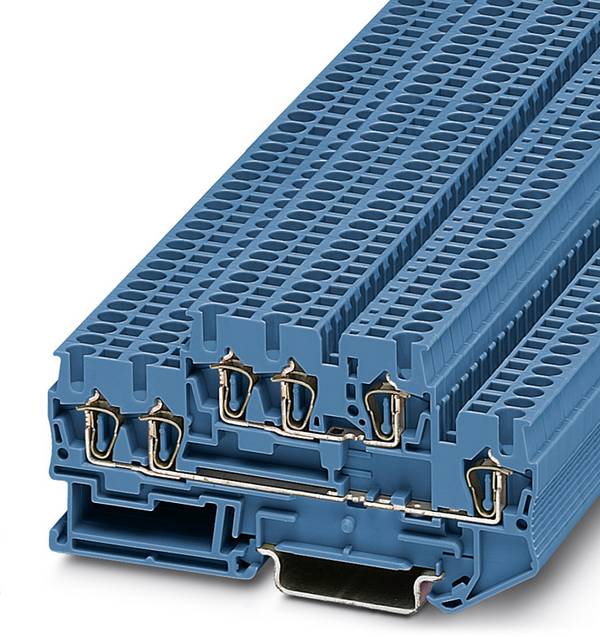 Feed-through terminal block STTB 2,5-TWIN BU 3038529 Phoenix Contact