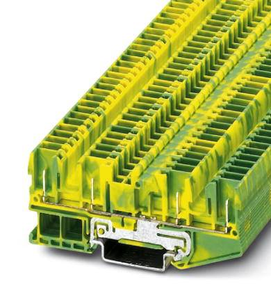 Bloc de jonction pour conducteur de protection Contenu: 50 pc(s) Phoenix Contact ST 2,5-QUATTRO/4P-PE 3042162