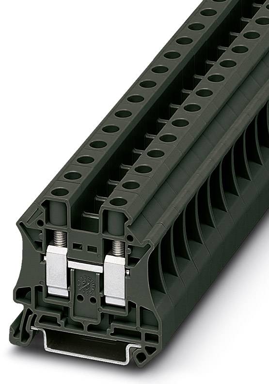 Phoenix Contact 3046320 Gennemgangsrækkeklemme 10.2 mm Skruer Sort 50 stk