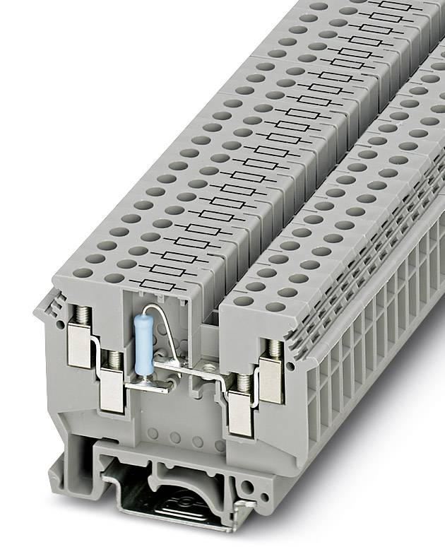 Phoenix Contact 2775250 Gennemgangsrækkeklemme 6.2 mm Skruer Grå 50 stk