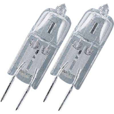 OSRAM halogénová žiarovka En.trieda 2021: G (A - G) G4 33 mm 12 V 10 W teplá biela pinová objímka stmievateľná 2 ks