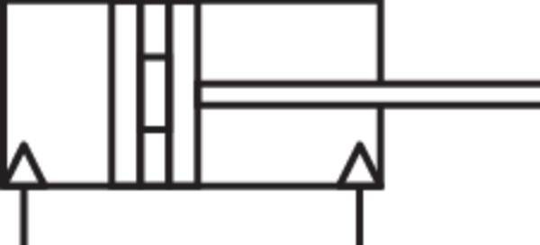 ISO okrúhly valec IMI NORGREN RM/8025/M/50, Ø 25 mm, dĺžka 50 mm