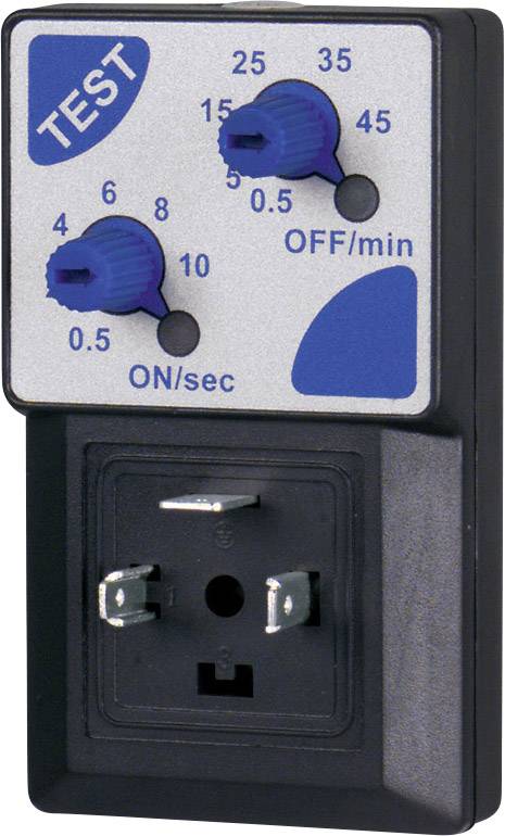 M & M International AT2000 Timer Analoog on/off, CE: 24...230V AC/DC, instelbare puls 0.5 tot 10 s en pauze 30 s - 45 min. afbeelding