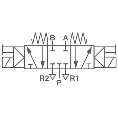 IMI NORGREN mechanicky odolný ventil pneumatiky V50A611A-A213A 24 V/DC Materiál puzdra hliník Tesniaci materiál NBR 1 ks