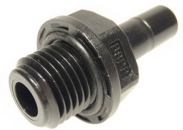 DM-Fit rovná spojka ASAB0804M   Vonkajší závit: 1/4"  Ø vedenie: 8 mm   1 ks