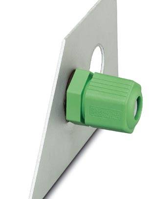 Phoenix Contact 1640650 Ronde connector kabeldoorvoer Totaal aantal polen: 3 + PE Serie (ronde connectoren): QUICKON 10 stuk(s)