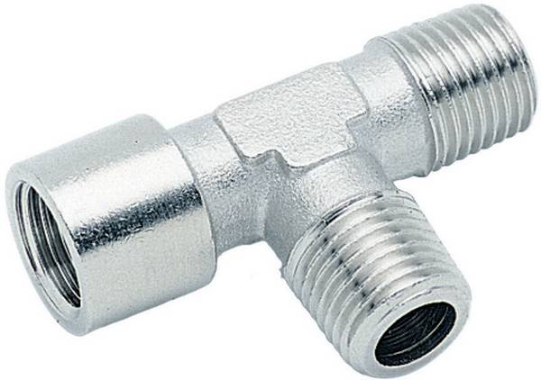 ICH T prepojka 40303  Vnútorný závit 1/4" Vonkajší závit: R1/4     1 ks