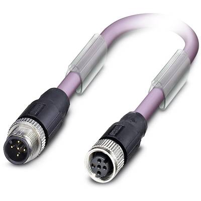 Kábel s dvoma konektormi na koncoch, s jednou samičkou a jedným samčekom, vhodný pre elektronické prepojenia.