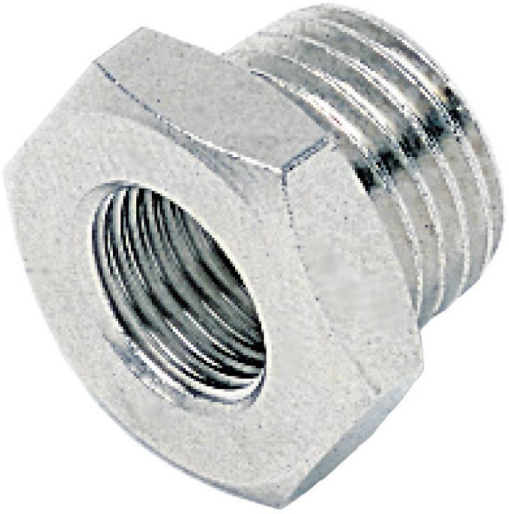 ICH 20903 Verloopnippel parallel G1/4 Bu. x G1/8 Bi. Messing/vernikkeld afbeelding