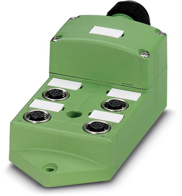 Phoenix Contact SACB-4/ 8-L-C SCO 1516797 Scatola sensore attuatore passiva Distributore M12 con filettatura in metallo 1 pz.