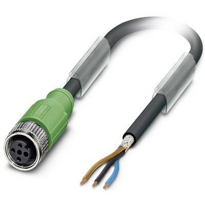 Zelená elektrická zástrčka so štyrmi kolíkmi a odhaleným vedením.