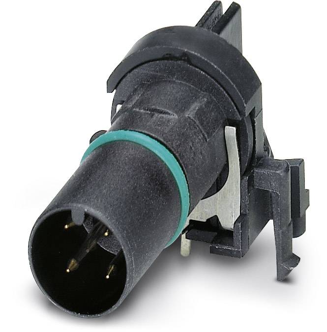 Connecteur mâle encastrable pour capteurs/actionneurs Phoenix Contact SACC-CI-M12MS-4CON-L90 SH SCO 1439887 20 pc(s)