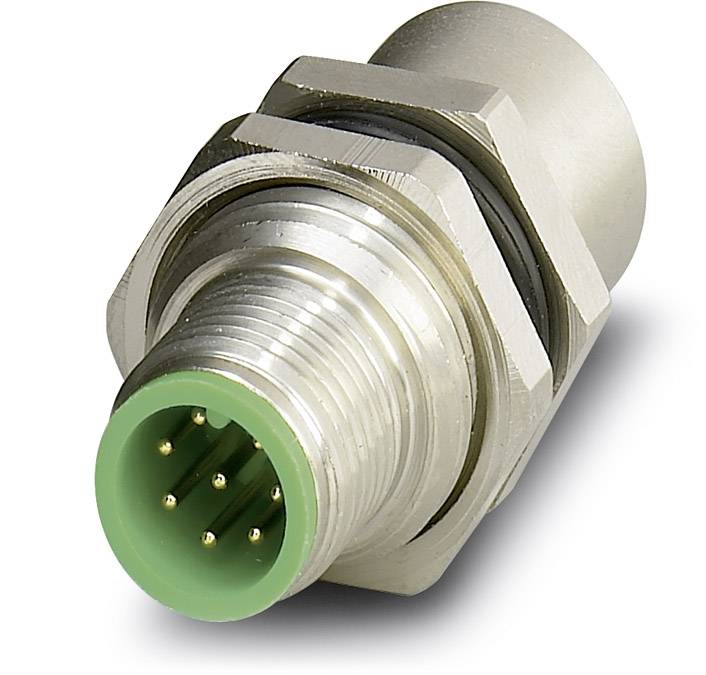 Phoenix Contact 1551697 Connettore da pannello per sensore o attuatore M12 Adattatore montaggio su flangia Numero di poli: 8 1 pz. Pezzo