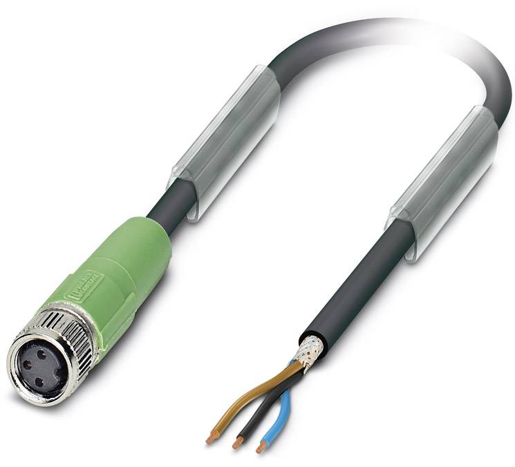 Phoenix Contact 1521711 Connettore confezionato per sensore o attuatore M8 Presa dritta 1.50 m Numero di poli: 3 1 pz.