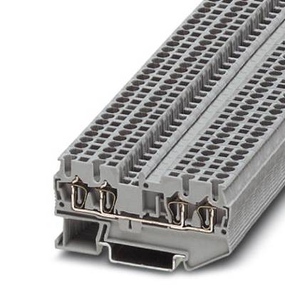 Obdĺžnikový sivý konektor s viacerými vstupmi. Slúži na prepojenie elektronických komponentov v zariadeniach.