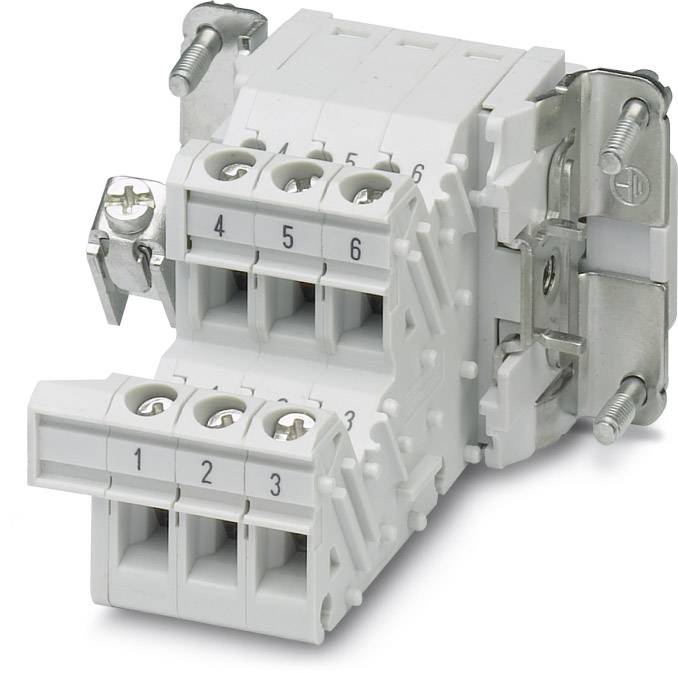 HC-B 6-A-UT-PER-F - Unità di imballaggio industriale per adattatore per morsetti HC-B 6-A-UT-PER-F Phoenix Contact Contenuto: 5 pz.
