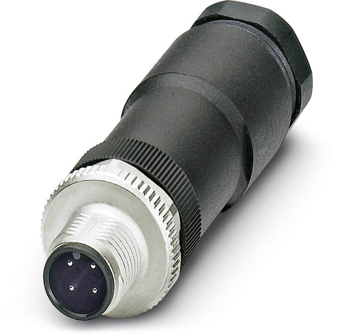 Phoenix Contact 1507052 Sensor-, aktuator-stik, M12 Stik, lige Pol-tal (RJ): 4 1 stk