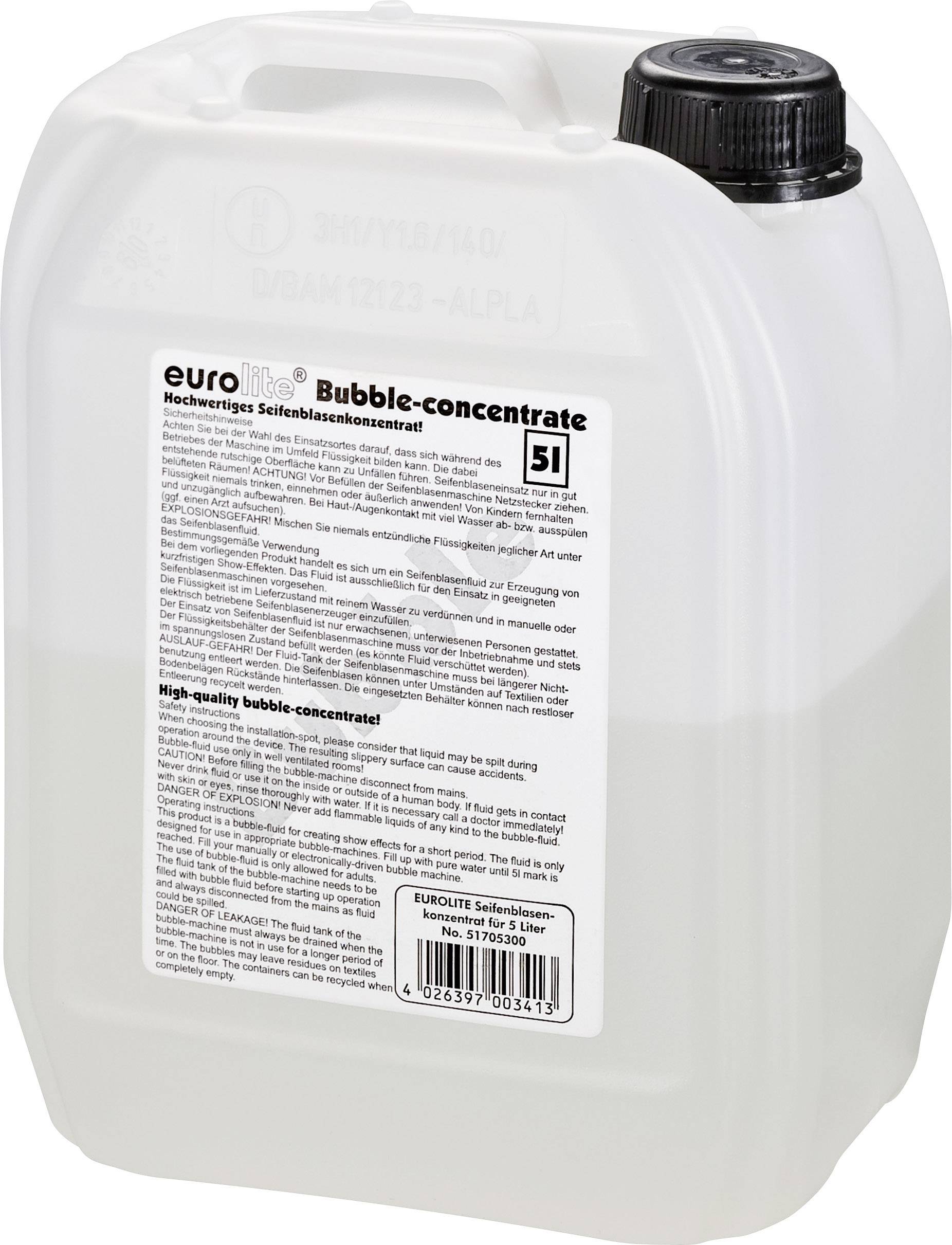 Eurolite 51705300 Liquido per bolle di sapone UV 1.66 l