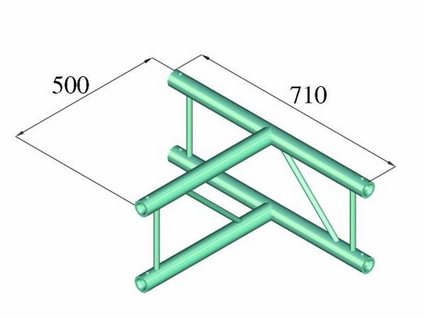 Alutruss BILOCK BQ2-PAT36V 2-bodová rampa T-kus 90 °