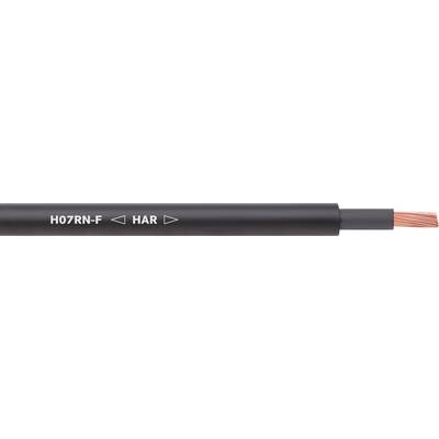 LAPP 1600097/1 gumový kábel H07RN-F 1 x 4 mm² čierna metrový tovar