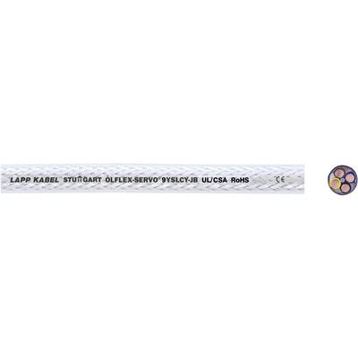 LAPP ÖLFLEX® 9YSLCY-JB 37002/1 servo kábel 4 G 4 mm², metrový tovar, priehľadná
