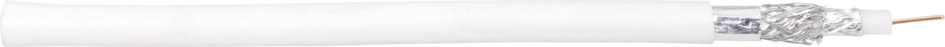 Interkabel AC 78-250 Coaxkabel Buitendiameter: 4.50 mm 75 Ω Wit 250 m