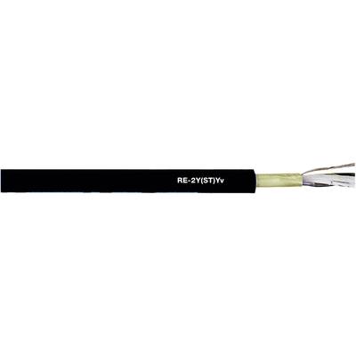 LAPP 32431-1 dátový kábel RE-2Y(ST)Yv 2 x 2 x 1.3 mm² čierna metrový tovar