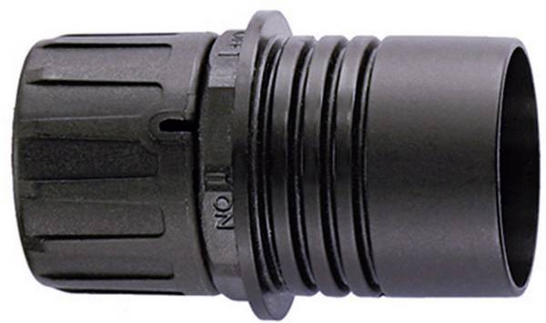 HellermannTyton 166-25000 HG13-R16 závitový adaptér čierna    1 ks