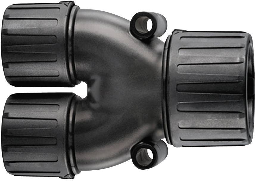 HellermannTyton 166-25802 HG21-Y16 Y-fordeler Sort 21 mm, 16 mm, 16 mm 1 stk