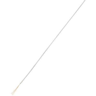 TRU COMPONENTS 1565346 opletenie / lanko, LiFY, 1 x 0.05 mm², biela, 25 m