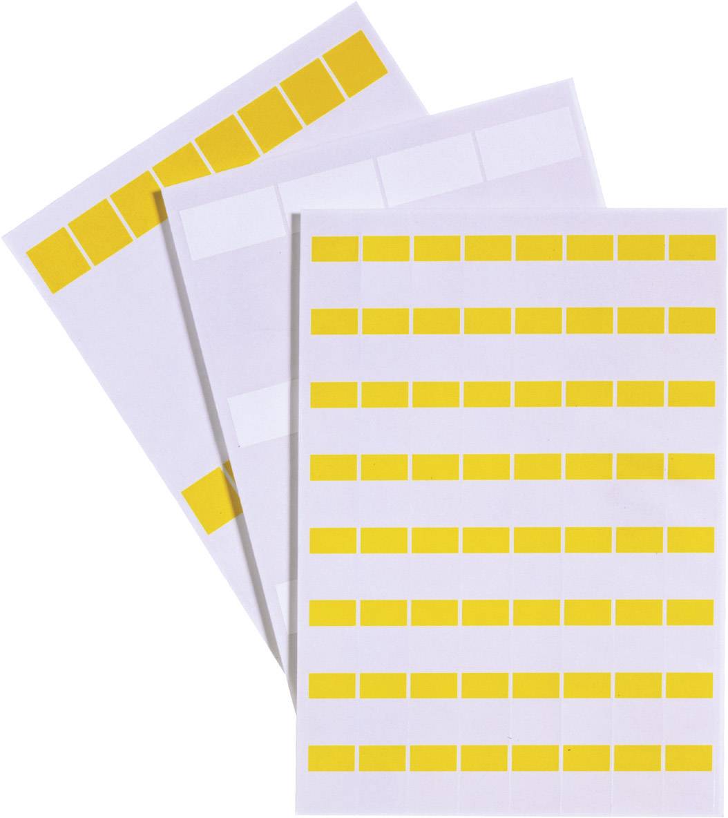 LAPP 83256161 LCK-48 YE Etichetta per cavi Fleximark 34 x 25.40 mm Colore campo di marcatura: Giallo Numero di etichette: 18