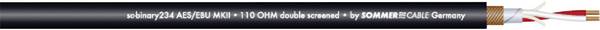 Sommer Cable 520-0051 digitálny kábel 2 x 0.34 mm² čierna metrový tovar