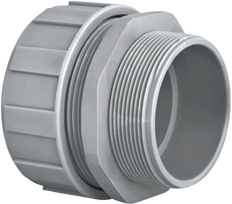 HellermannTyton 166-40705 PSR25-S-M25 Raccordo a vite del tubo flessibile Grigio M25 21 mm Piatto 1 pz.