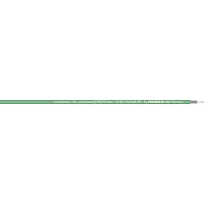 Sommer Cable 600-0254-01 video kábel  1 x 0.08 mm² zelená metrový tovar
