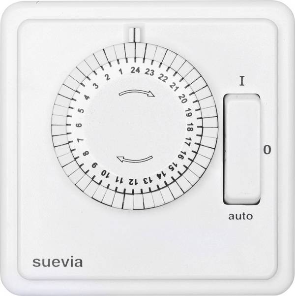 Suevia SU280447 časovač pod odmietku, analógový , denný program, 1200 W, IP20