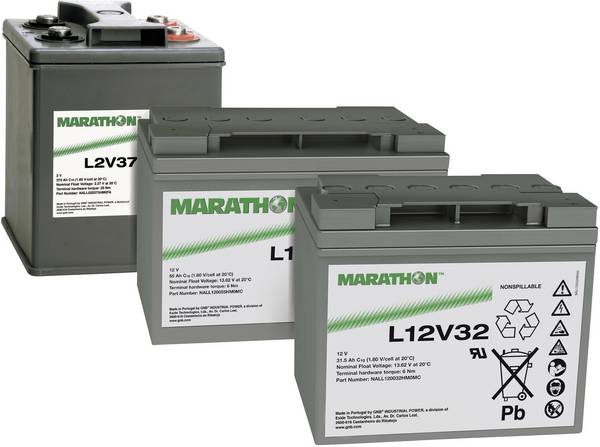 GNB Marathon XL6V180 NAXL060180HM0FA olovený akumulátor 6 V 179 Ah olovený so skleneným rúnom (š x v x h) 309 x 223 x 172 mm skrutkované M6 bezúdržbová