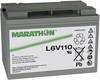 GNB Marathon L6V110 NALL060110HM0MC olovený akumulátor 6 V 112 Ah olovený so skleneným rúnom (š x v x h) 272 x 190 x 166 mm skrutkované M8 bezúdržbová