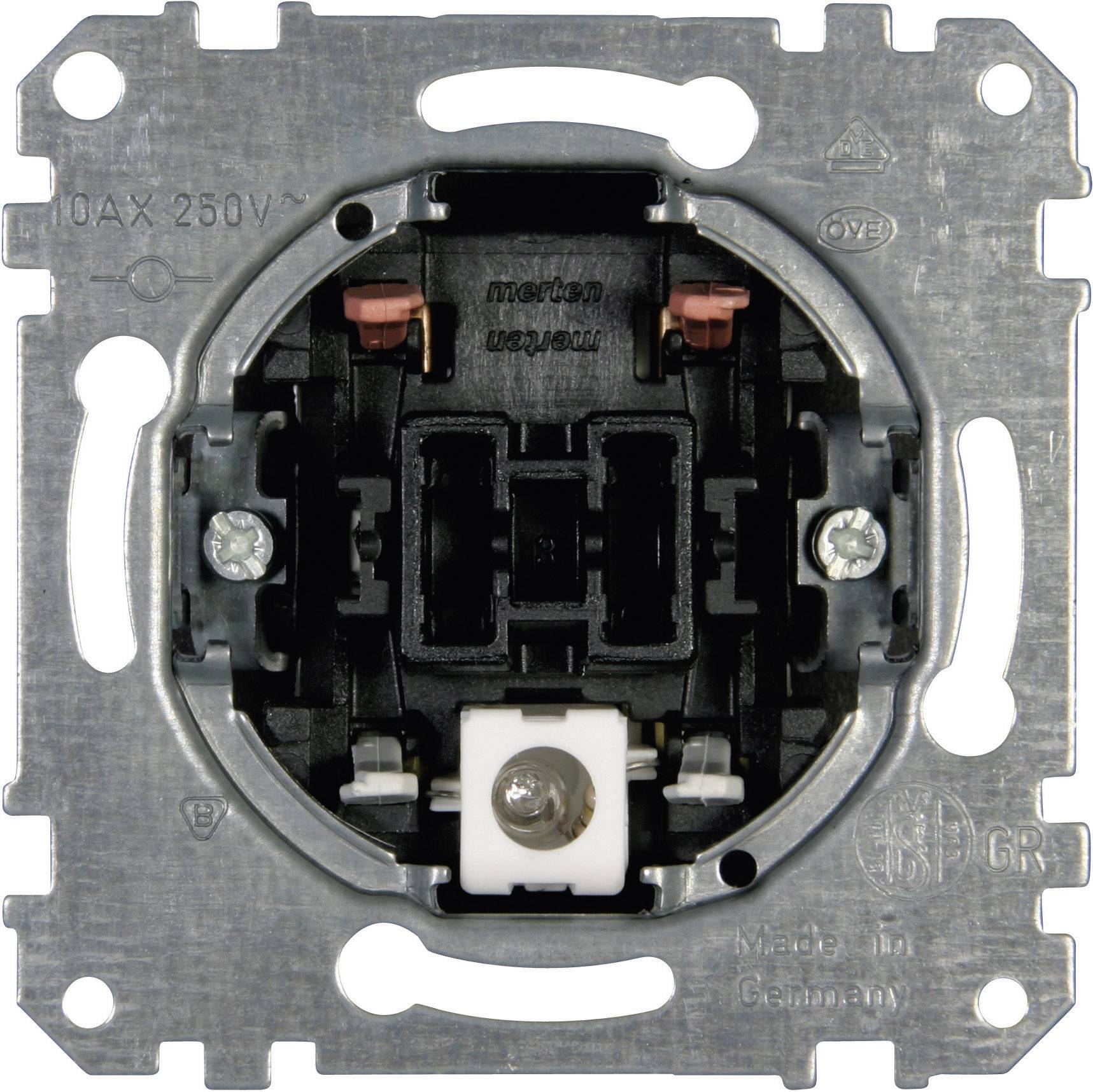 Merten MEG3102-0000 Controleschakelaar, Uitschakelaar Inzetstuk System M, System plat, AquaDesign 1 stuk(s)