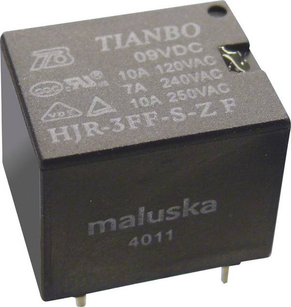 Tianbo Electronics HJR-3FF-06VDC-S-ZF, HJR-3FF-06VDC-S-ZF relé do DPS, monostabilný, 1 cievka, 30 V/DC, 250 V/AC, 15 A, 1 ks