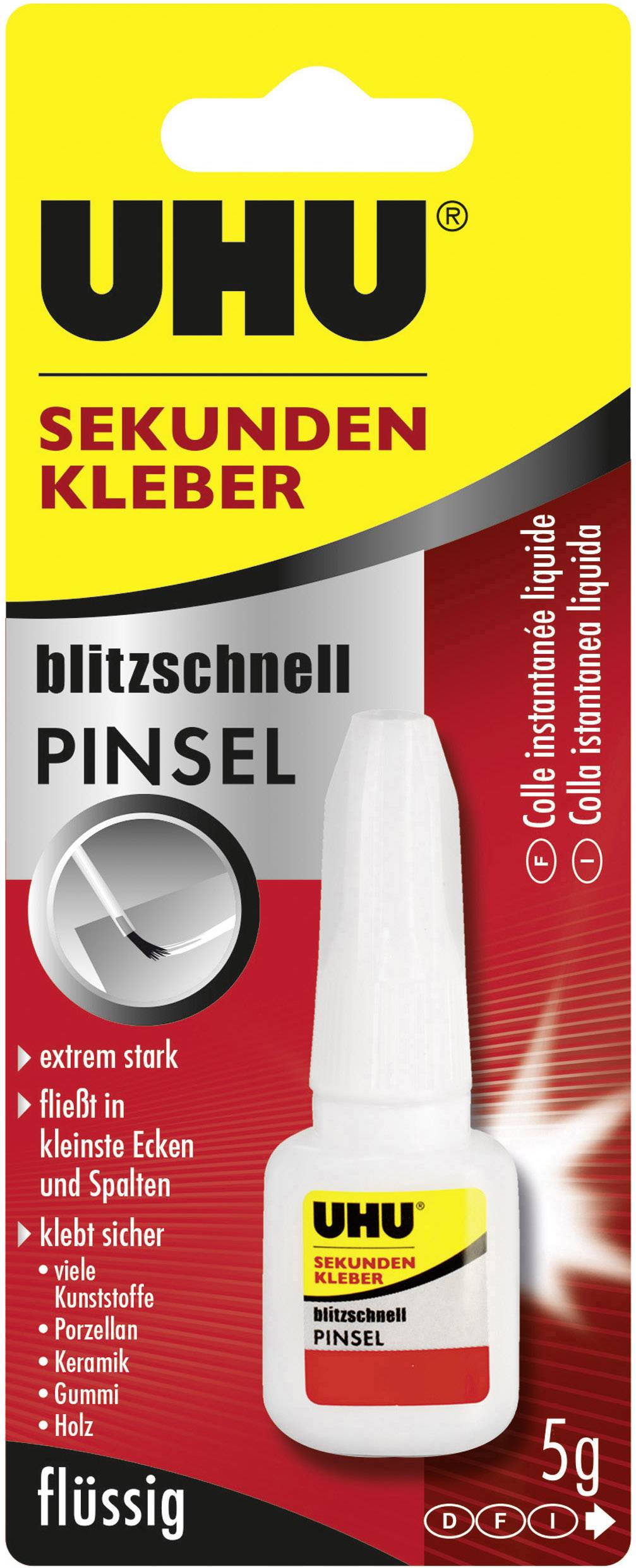 Supercolla UHU blitzschnell PINSEL 45545 5 g
