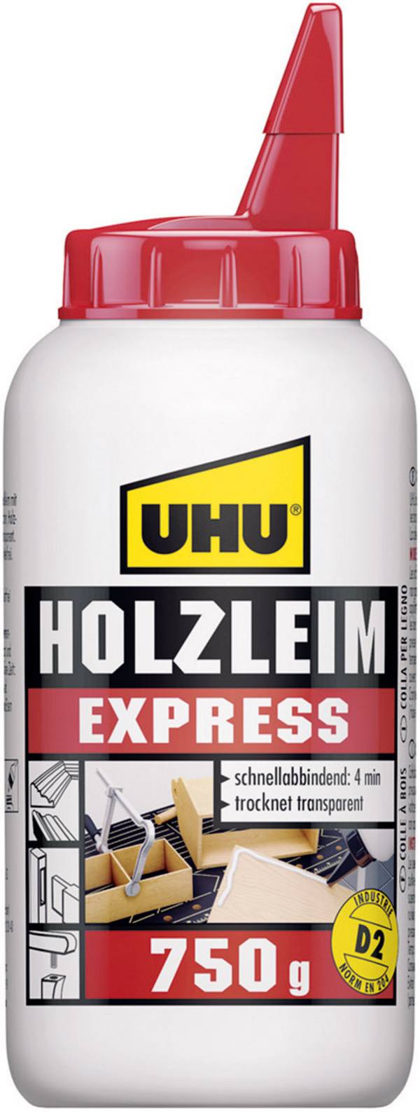 UHU Express lepidlo na drevo  48600 750 g