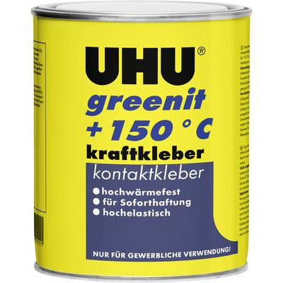 'Dávka UHU greenit +150°C silné lepidlo. Vlastnosti: vysoko tepelne odolné, okamžitá priľnavosť, vysoko elastické. Len na profesionálne použitie.'