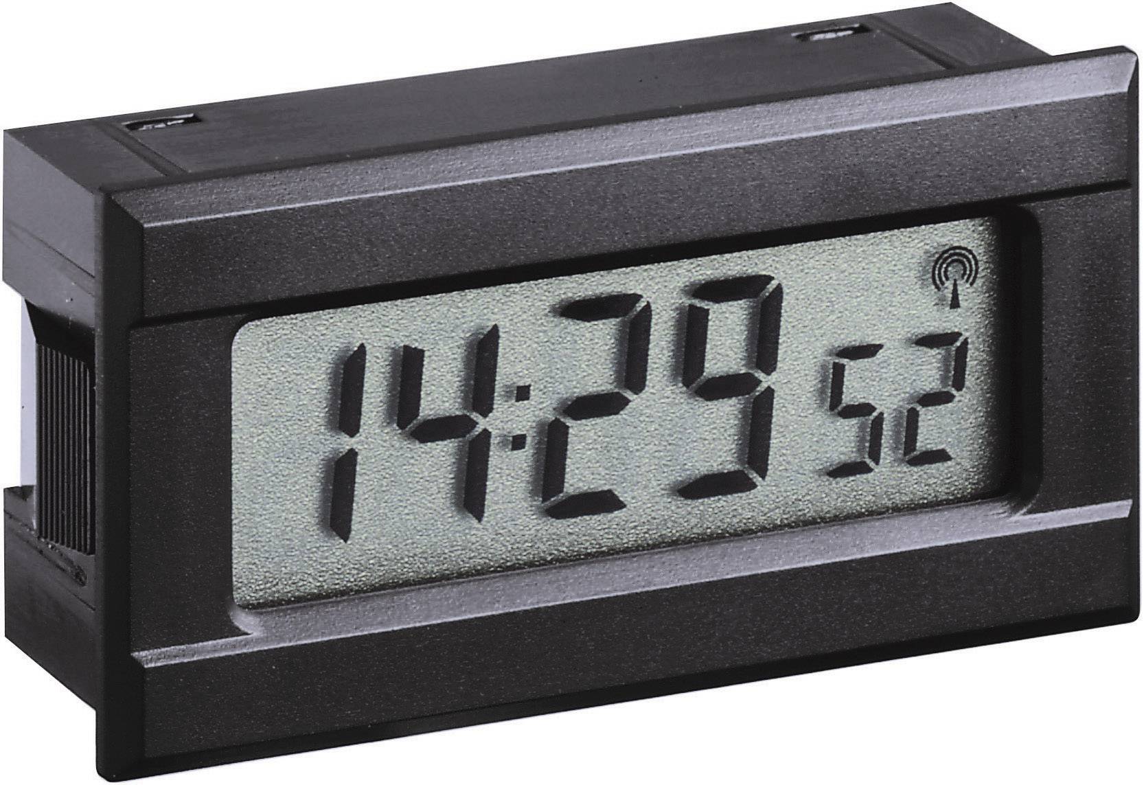 Digitálne hodiny s čiernym puzdrom zobrazujú čas 14:29:52.