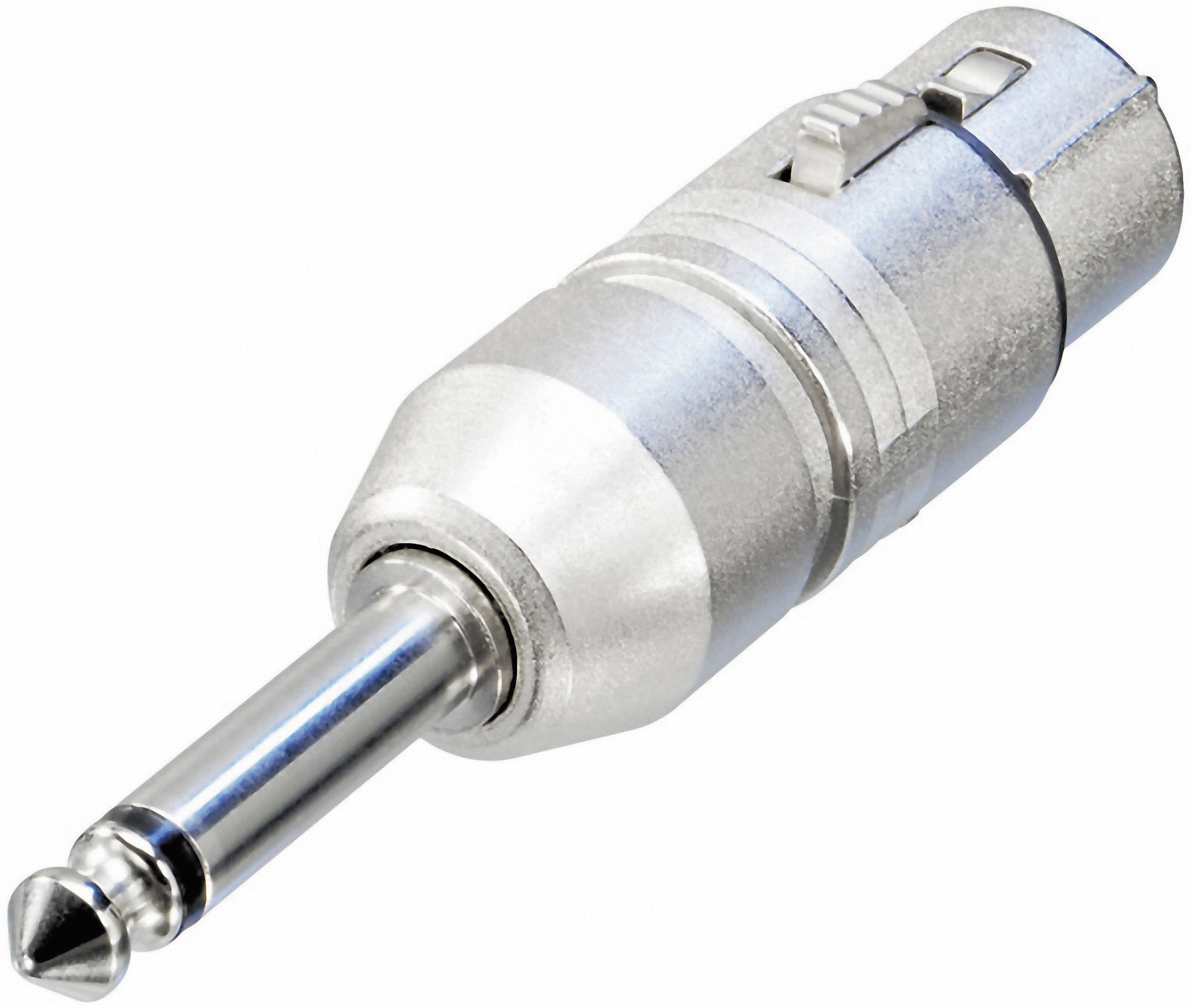 Neutrik NA2FP Adattatore XLR Presa XLR - Spina jack da 6.3 mm Mono 1 pz.