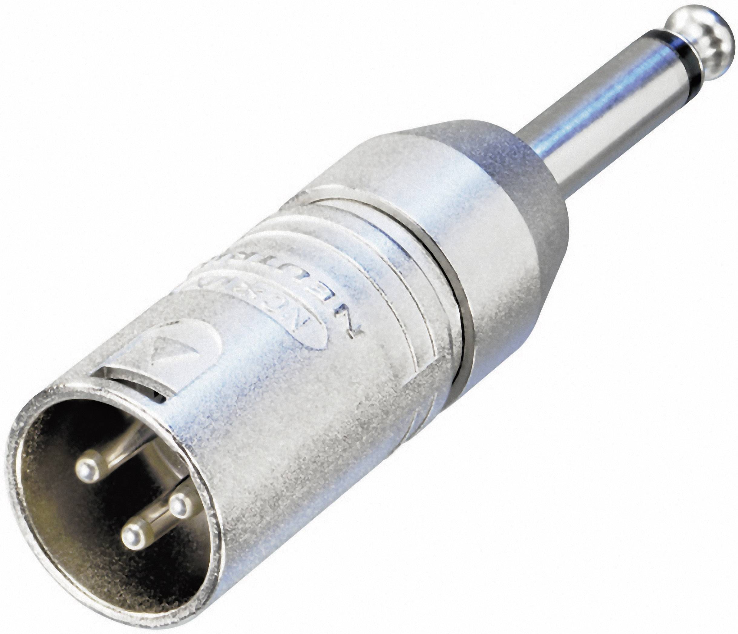 Neutrik NA2MP Adattatore XLR Spina XLR - Spina jack da 6.3 mm Mono 1 pz.