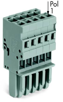 WAGO 769-109 Fjederliste Grå 25 stk