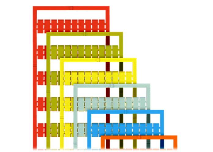 WAGO 793-4501/000-002 Betegnelseskort Gul 5 stk