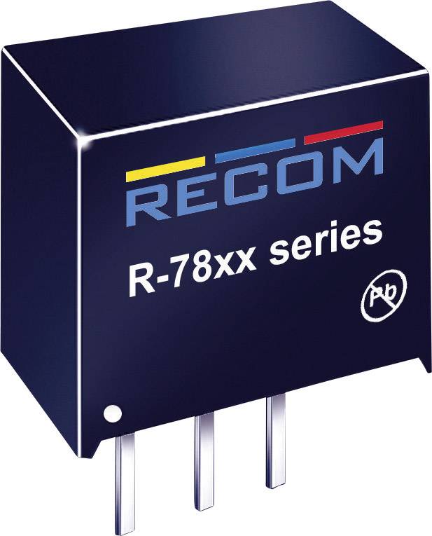 RECOM R-7812-0.5 Convertitore DC/DC da circuito stampato 12 V/DC 0.5 A 6 W Num. uscite: 1 x Contenuto 1 pz.